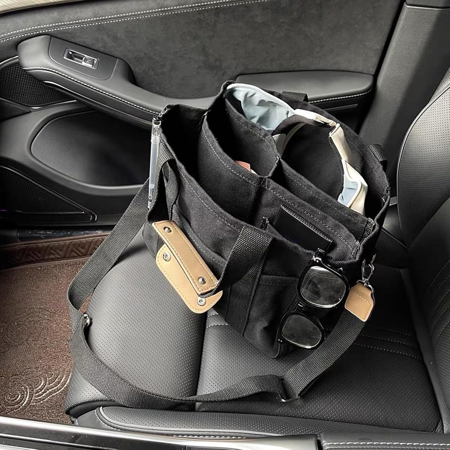 Mommy Tote Diaper Bag - Diaper Bag Backpack, Baby Travel Bag, Stroller Organizer | Stylish Multi-Compartment Design, Easy Access Storage, Perfect for Women, Moms, Girls, Ladies, Daily Baby image number 5