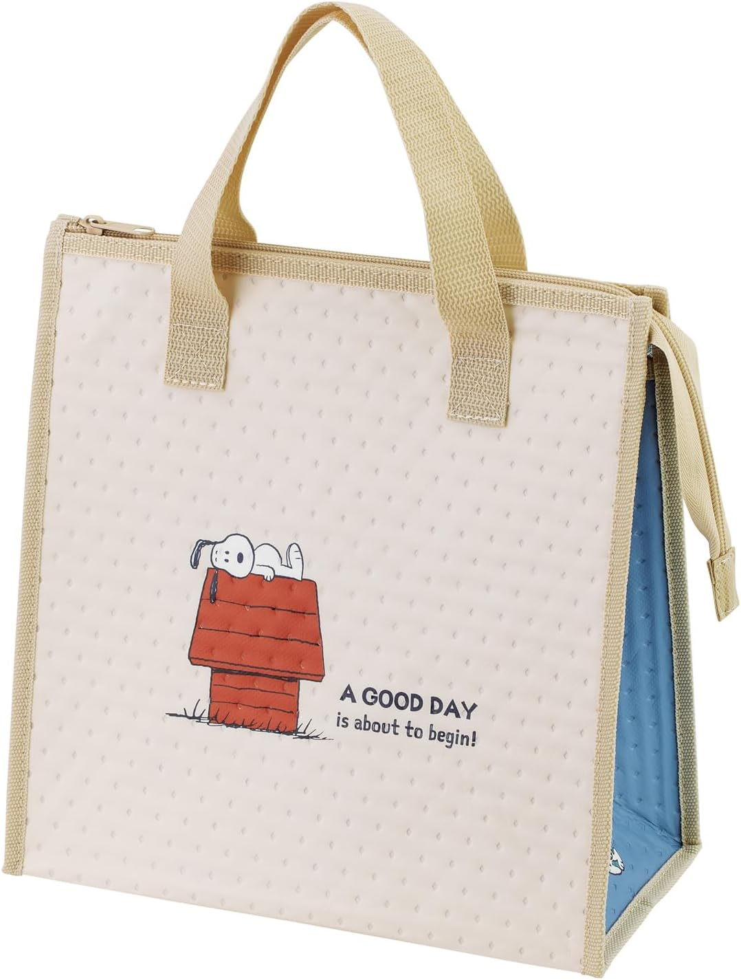 Skater Lunch Bag, Non-Woven Insulated Bag, Snoopy Good Day FBC1-A