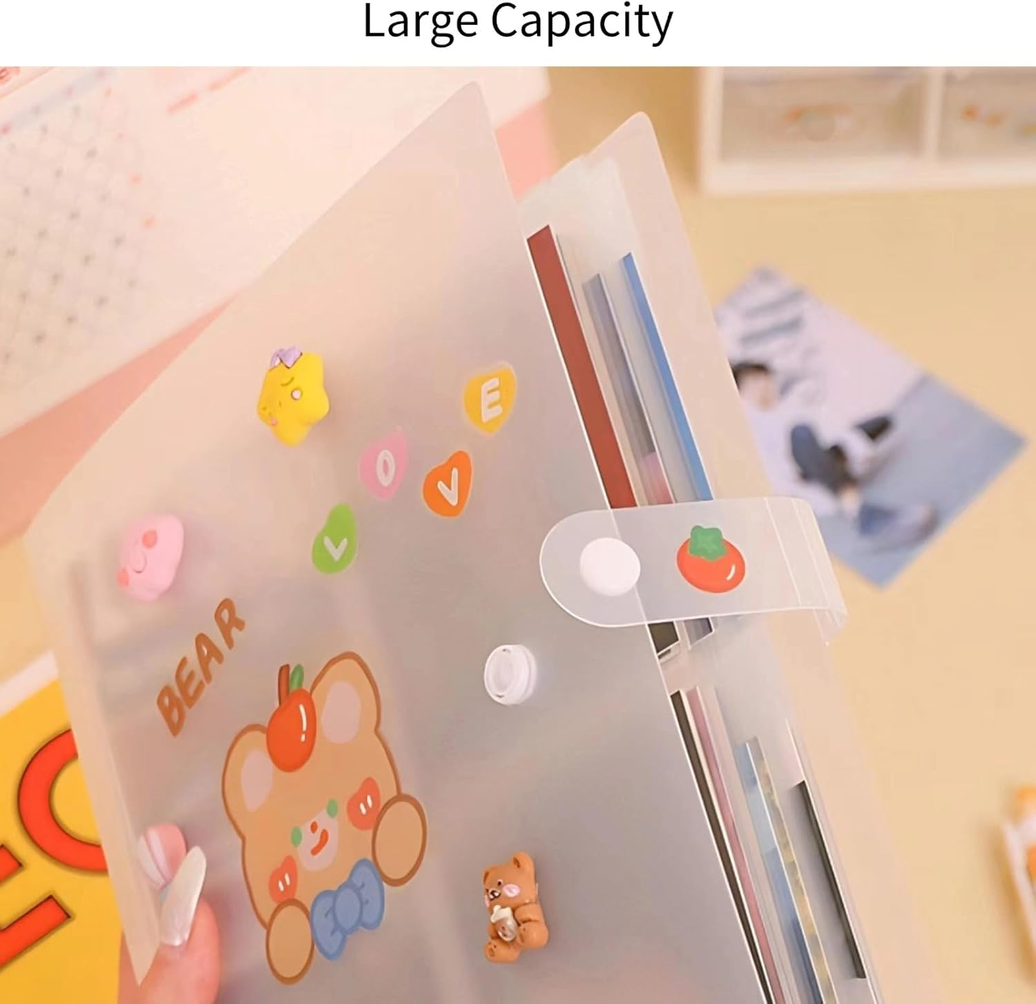 LILIP Polaroid Photo Album, Instax Mini Photo Album, Transparent and Large Capacity Picture Books Designed to Store Your Memories image number 3
