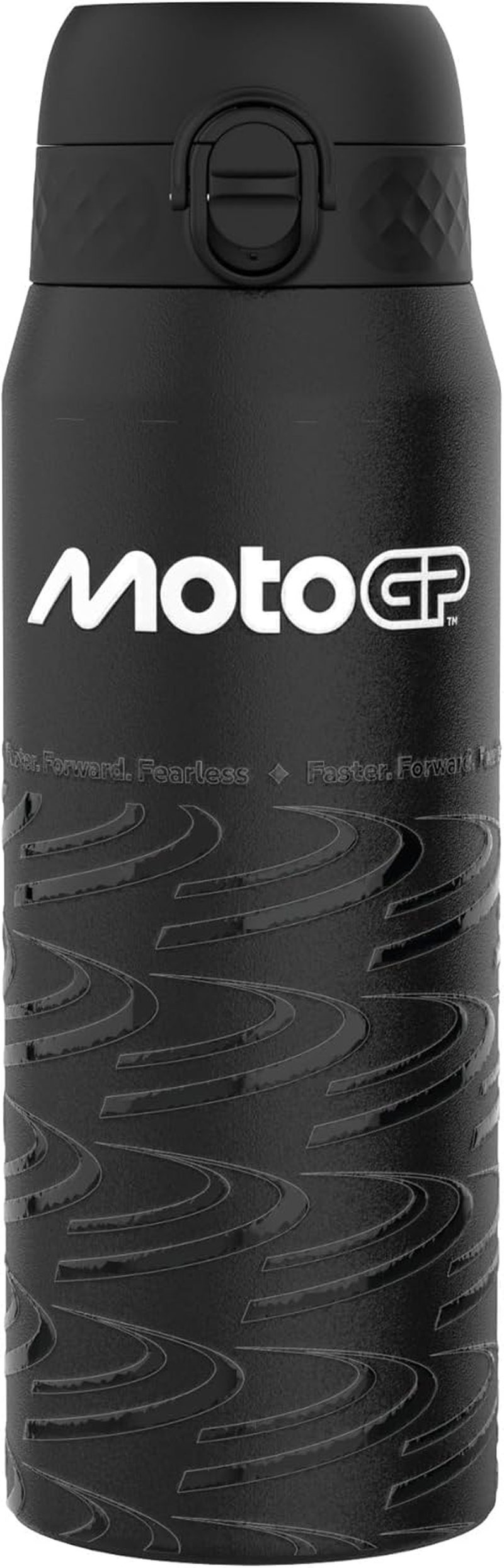 ION8 Thermal Water Bottle 750 Ml/24 Oz Leak-Proof & BPA Free Insulated Drinking Bottle, Triple Lock Lid to Prevent Spills, Vacuum Insulated Themoshield Stainless Steel, Carry Handle, Motogp Lean image number 2