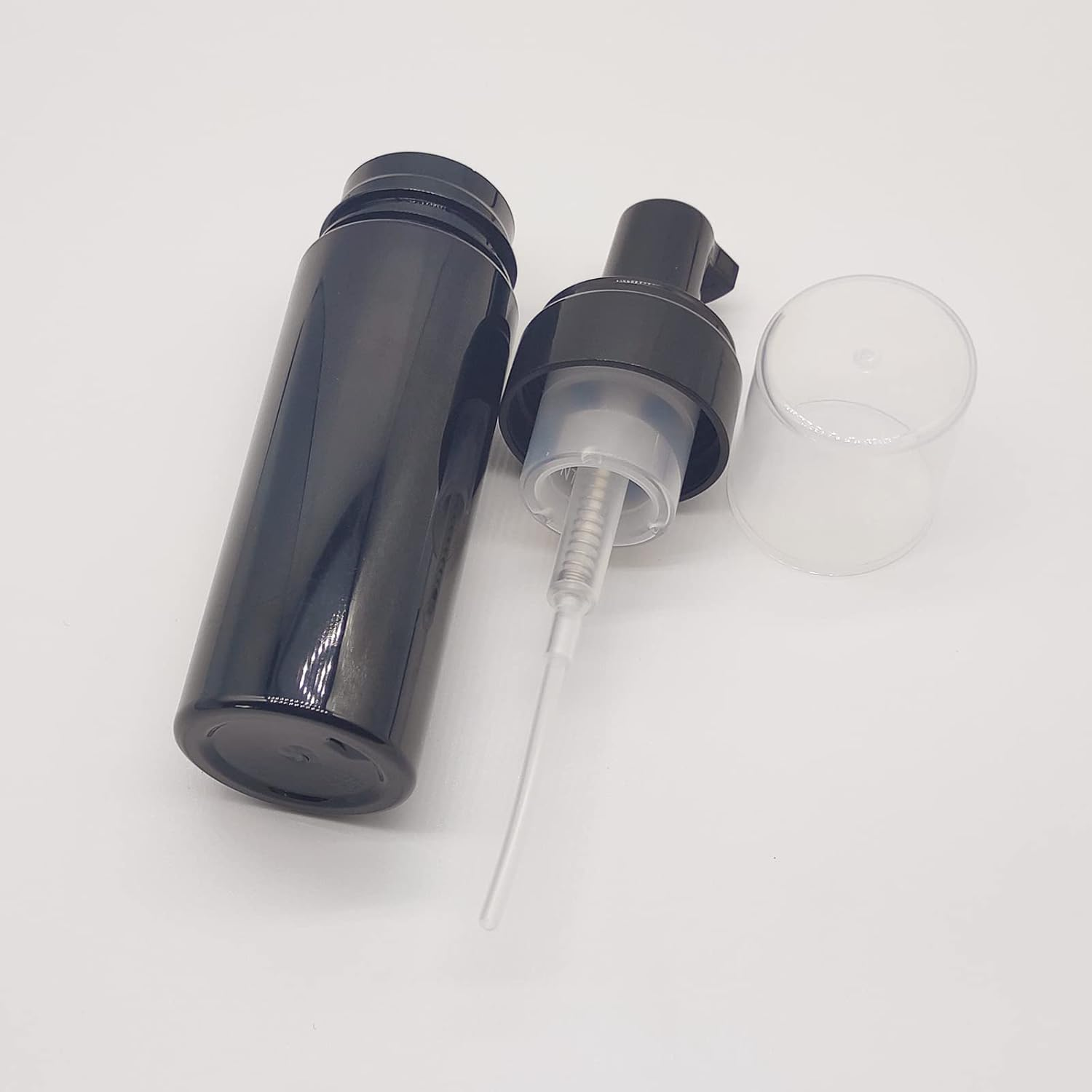 150Ml Empty Foam Pump Bottle, 5Oz Foaming Dispenser Soap Plastic Container for Facial Cleanser Shampoo Hand Soap (Black) image number 2