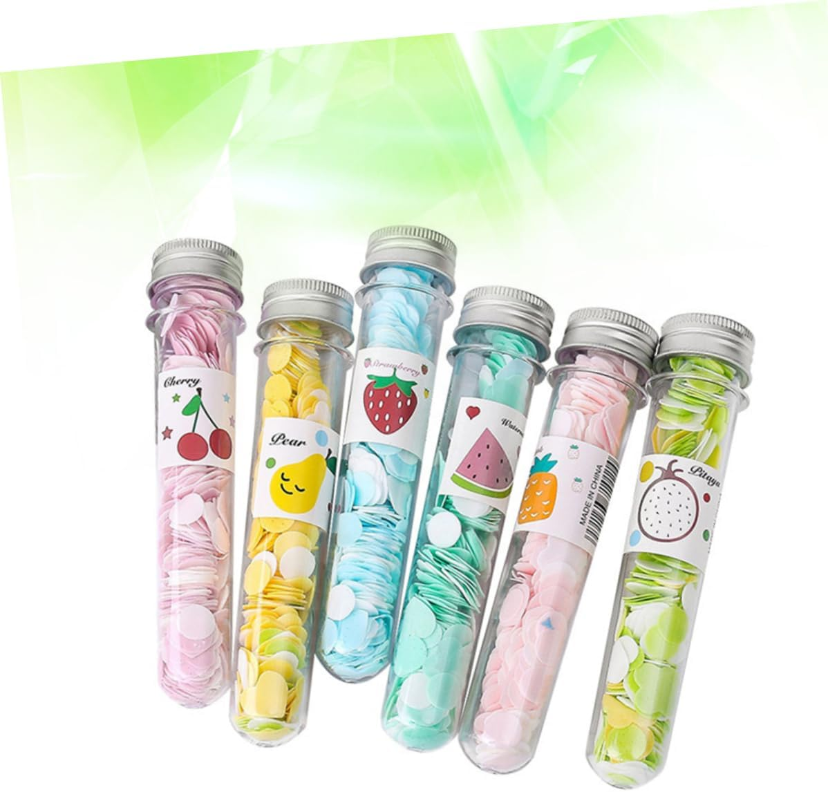 Yardwe 6Pcs Portable Soap Paper Disposable Soap Flakes Soap Paper for Hand Washing Travel Sheets for Home Travel and Outdoor Activities Random Pattern Sheets image number 6