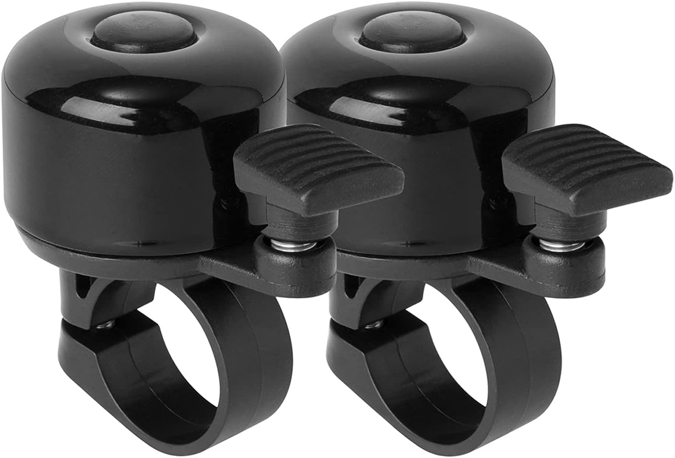 Bike Bell with Loud Melodious Sound Classic Mini Bicycle Bell for Kids Adults Bike Horn for Road, Mountain Bike for Scooter, MTB, BMX