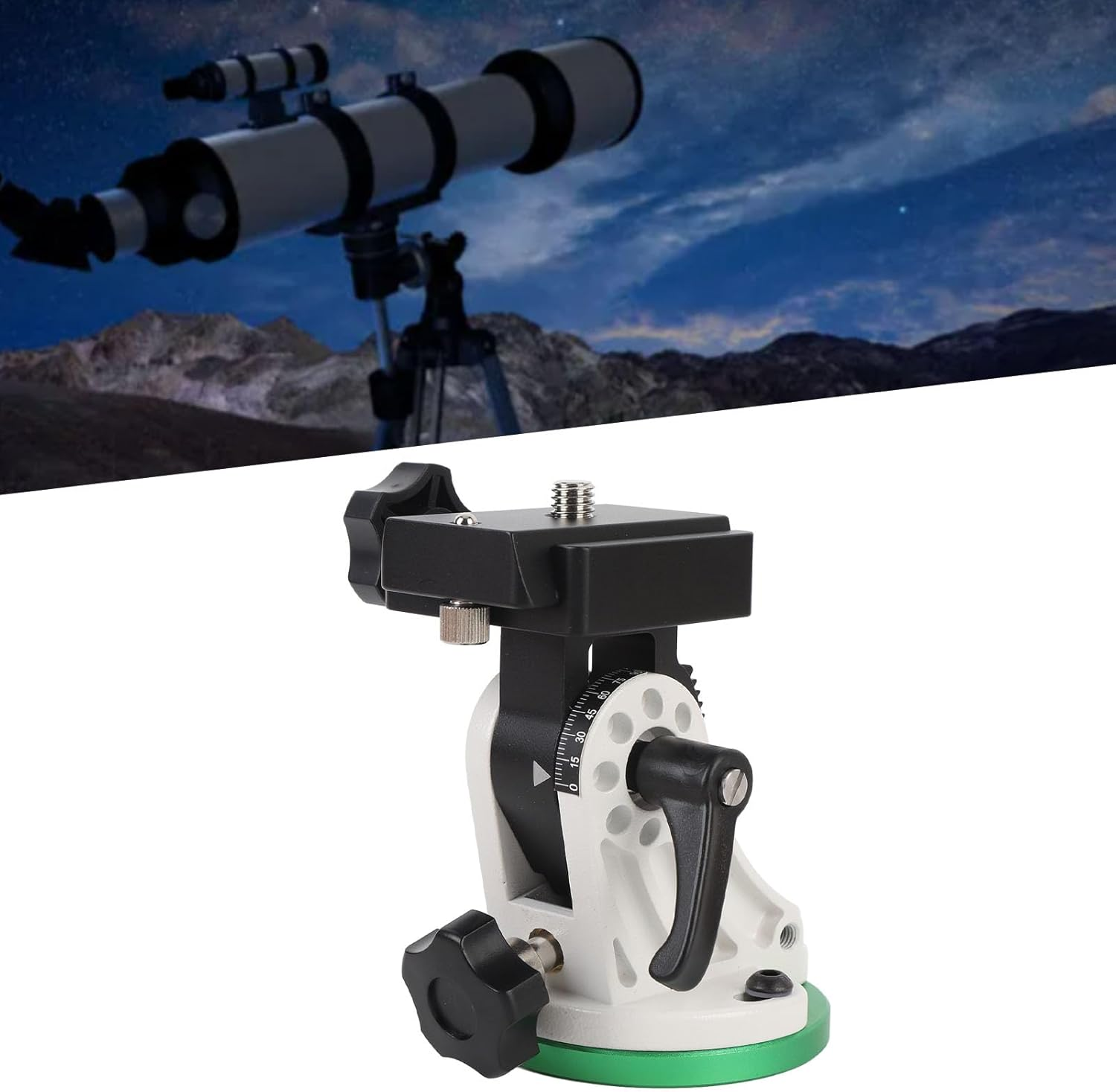 Jiawu Aluminum Alloy Star Adventurer Latitude (EQ) Base, Astronomy Telescope Accessory, Equatorial Mount for Portable Nightscapes, Time-Lapse and Panoramas, 90 Degree Adjustment image number 5
