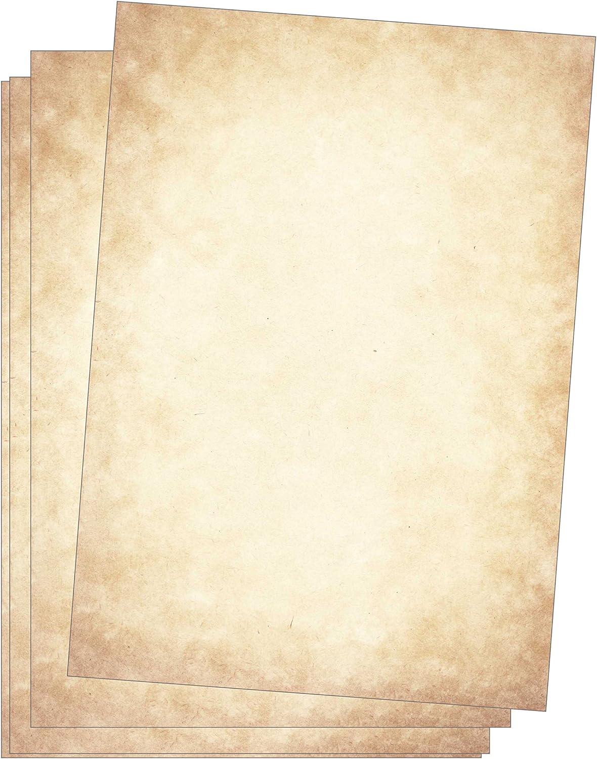 Edition Seidel Premium Letter Paper - Vintage Old Paper, 100 Sheets DIN A4 120 G/M&sup2; - Medieval Craft Paper with Certificate and Parchment Look image number 1