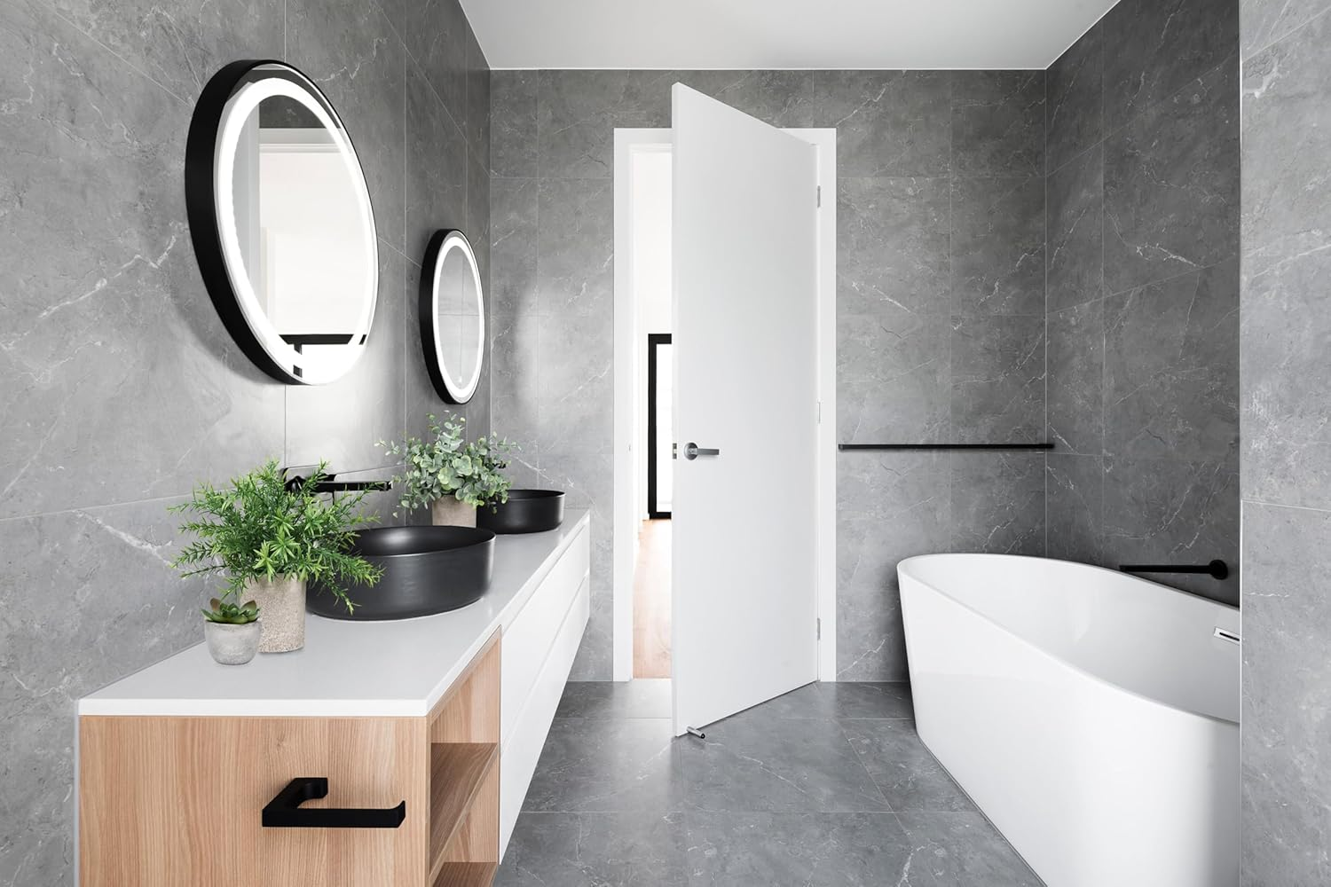 4 Set Artificial Plants Indoors Potted, Small Fake Plants in Pot Eucalyptus Rosemary Succulents for Home Decor Desk Bedroom Kitchen Office Decoration (4 Pack-A) image number 6