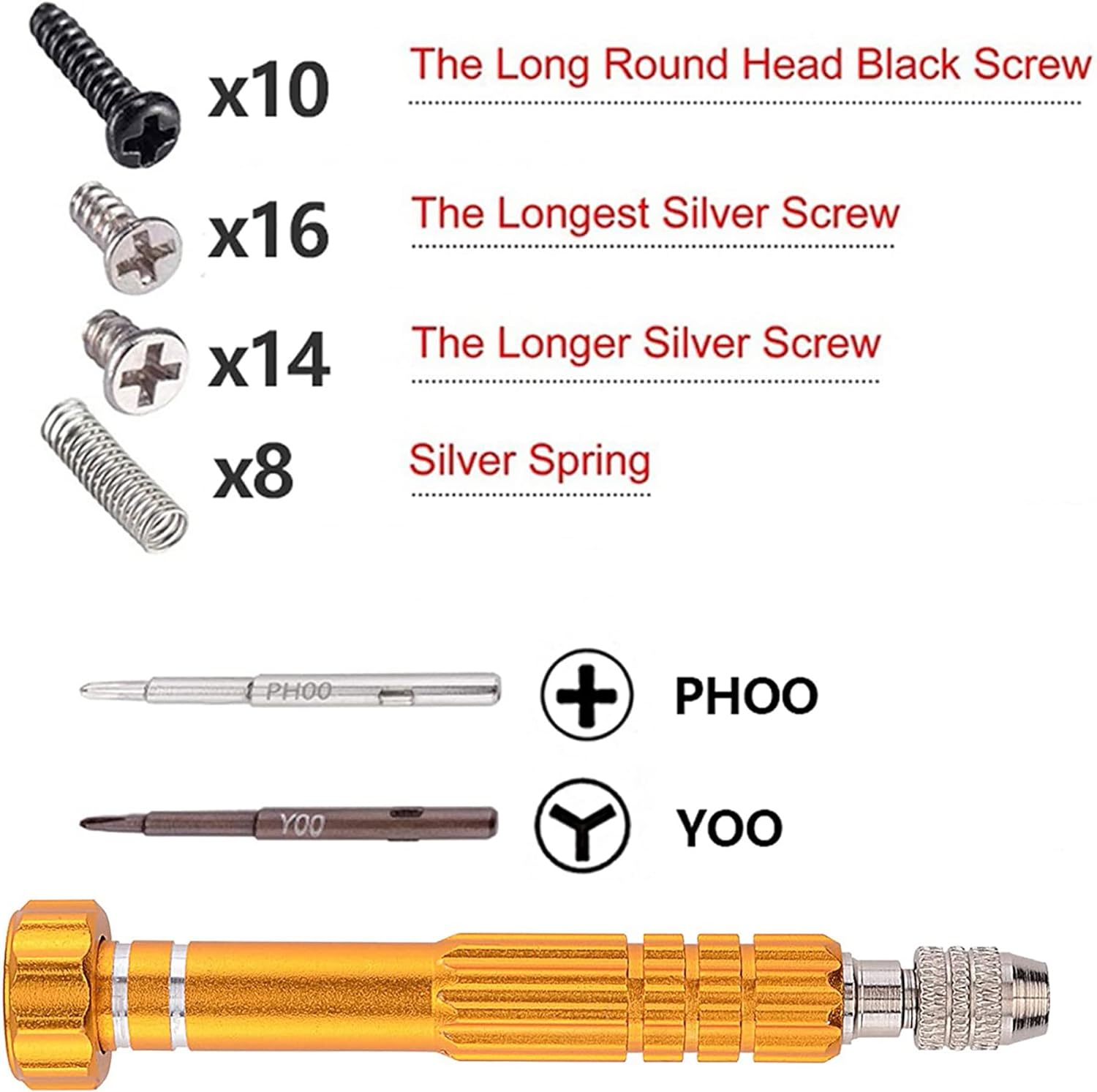 Extremerate Emerald Green Replacement ABXY Direction Keys SR SL L R ZR ZL Trigger Buttons Springs, Full Set Buttons with Tools for Nintendo Switch & Switch OLED Joy-Con - Joycon Shell NOT Included image number 5