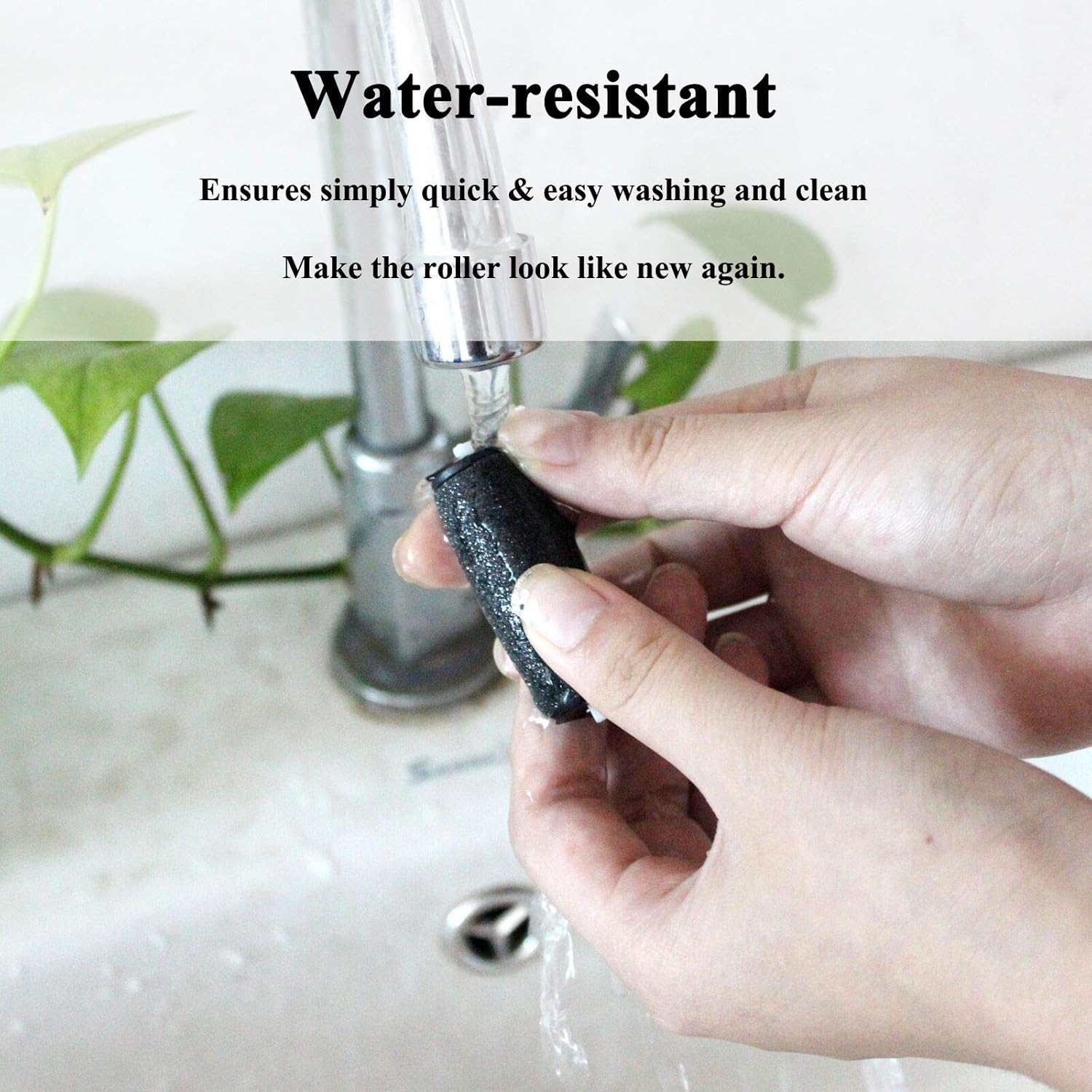 14 Extra Coarse Replacement Roller Refill Heads Compatible with Amope Pedi Refills Electronic Foot File image number 1