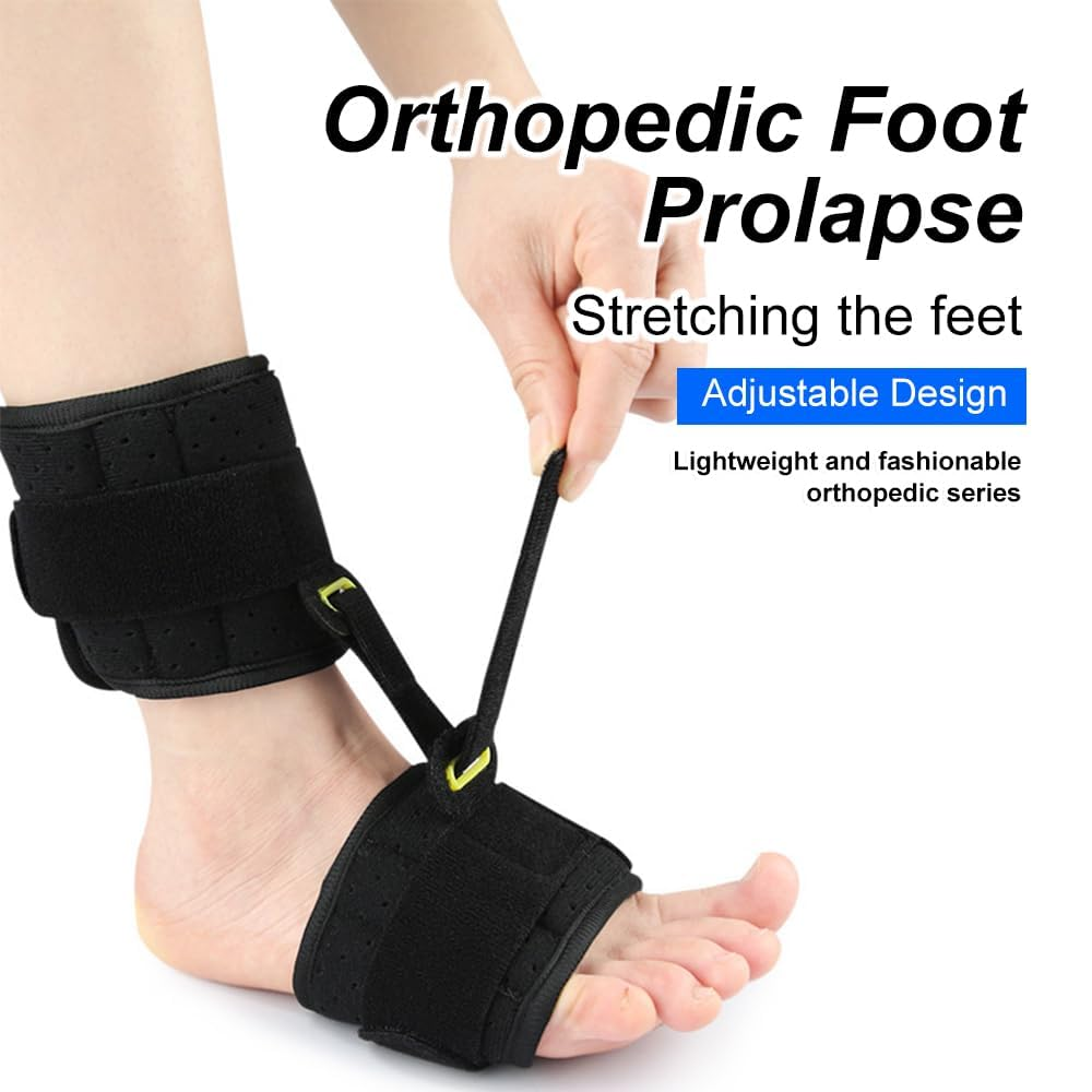 Foot Drop Brace Ankle Foot Orthosis Support, Adjustable AFO Splint for Foot Pain Relief, Ankle Foot Orthosis Support for Men, Women and Kid，Day & Night Dorsal Splint for Left Right image number 3
