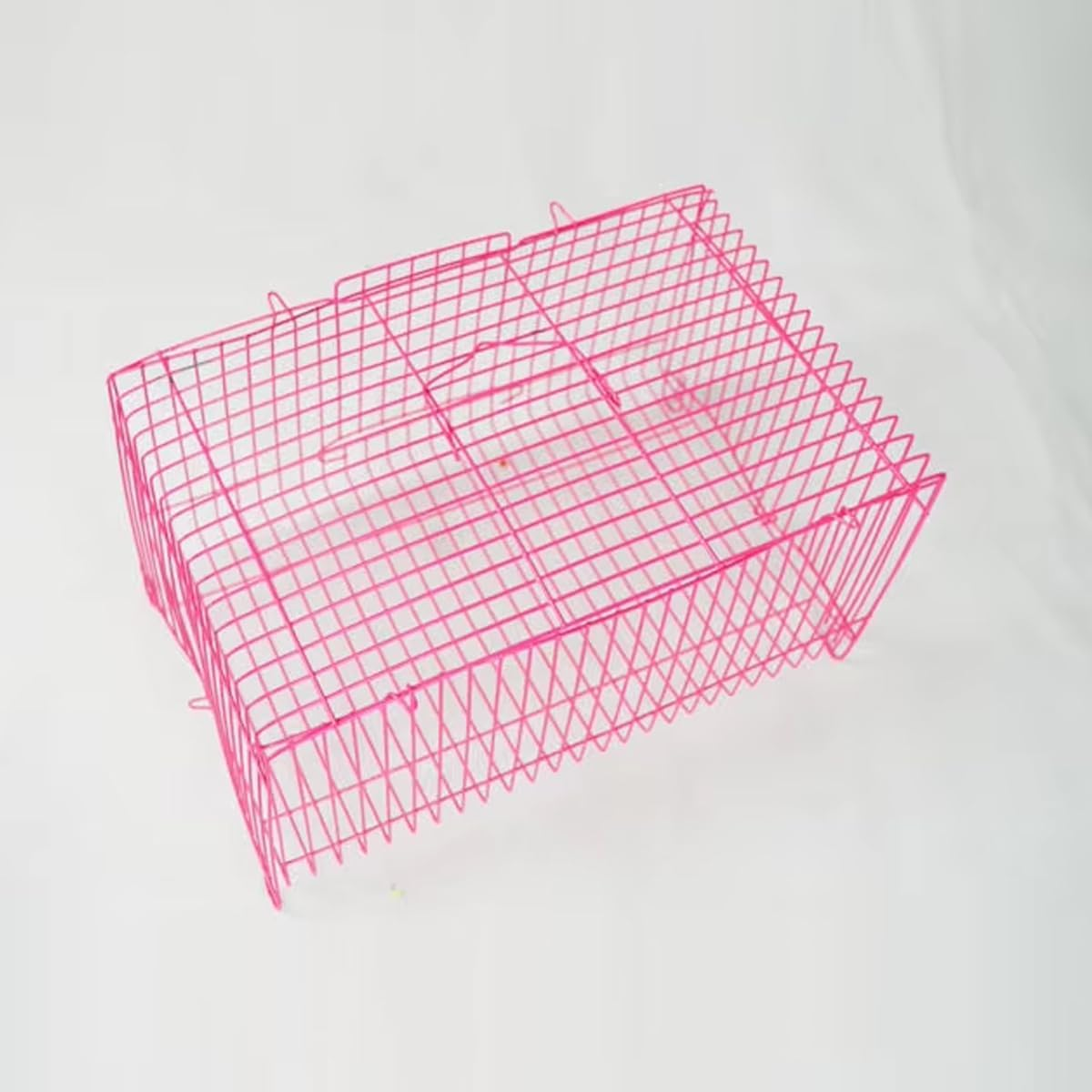 AIMALL 10Pcs Small Pet Transport Cage &ndash; Wire Frame for Rabbits, Hamsters, Guinea Pigs, Birds, Two Sizes 5.11&ndash;7 Inches Compact and Foldable Design