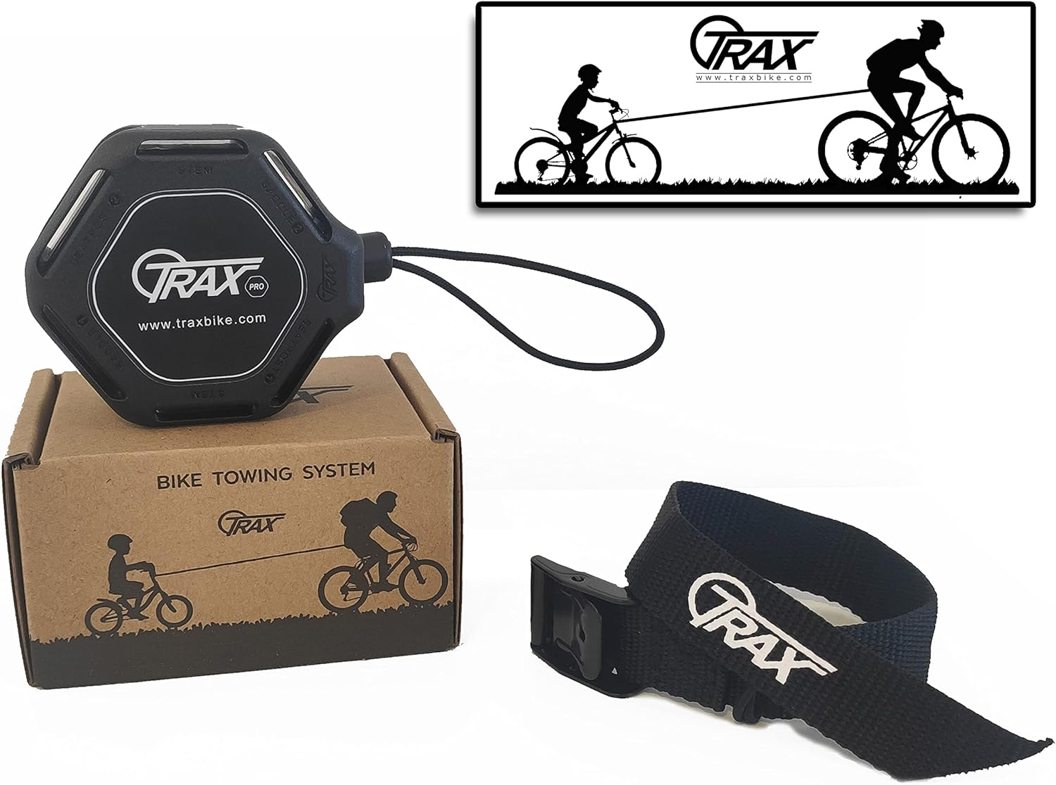 Trax Pro Unisex Adult Towing System, Black, One Size image number 3