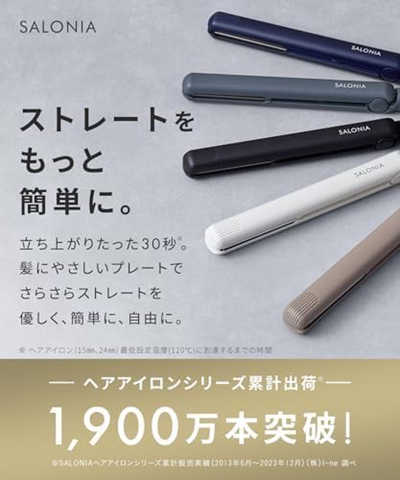 Salonia Salo Nia Double Ion Super Straight & Curl Hair Iron Pro Specification of 230 ℃ image number 5