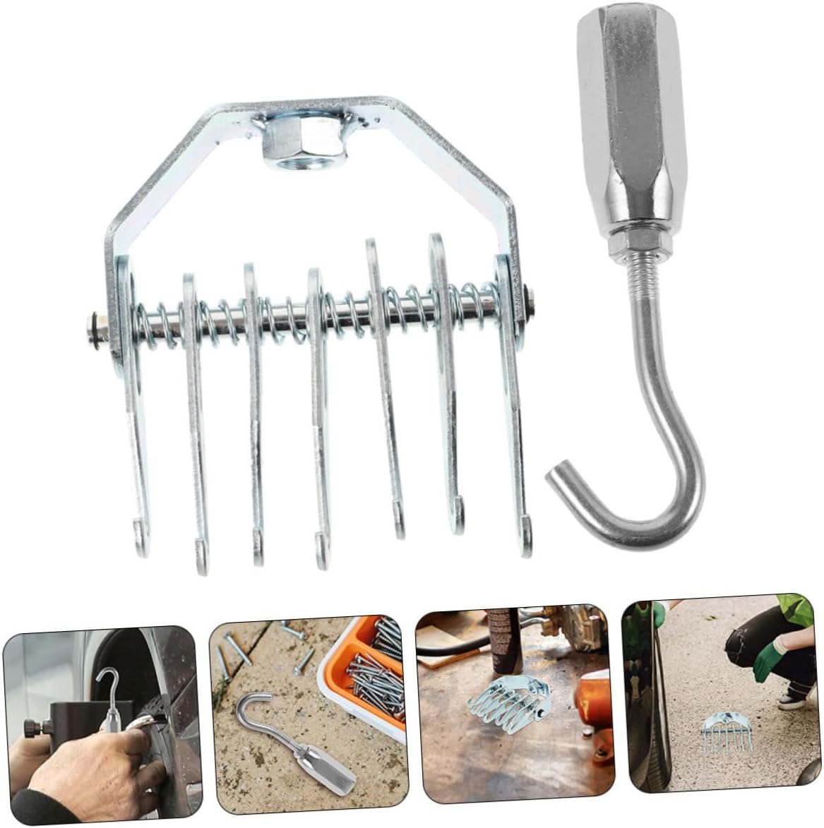 7-Claw Metal Auto Dent Puller with Small Hook, 2Pcs Automotive Dent Tool Kit for Car Body Repair and Panel Removal in Australia image number 2