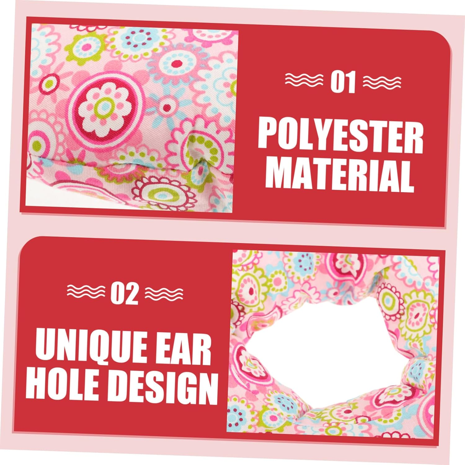 Mikinona Comfortable Ear Piercing Pillow Side Sleeping Pillow Hole for Easy Use image number 2