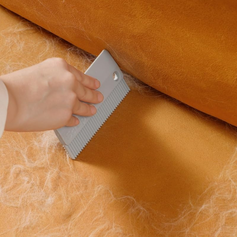 Silicone Pet Hair Remover Brush Lint Comb, 2Pcs Silicone Lint Comb Deshedding Brush for Dogs and Cats, Pet Dog Cat Hair Remover for Carpet image number 2