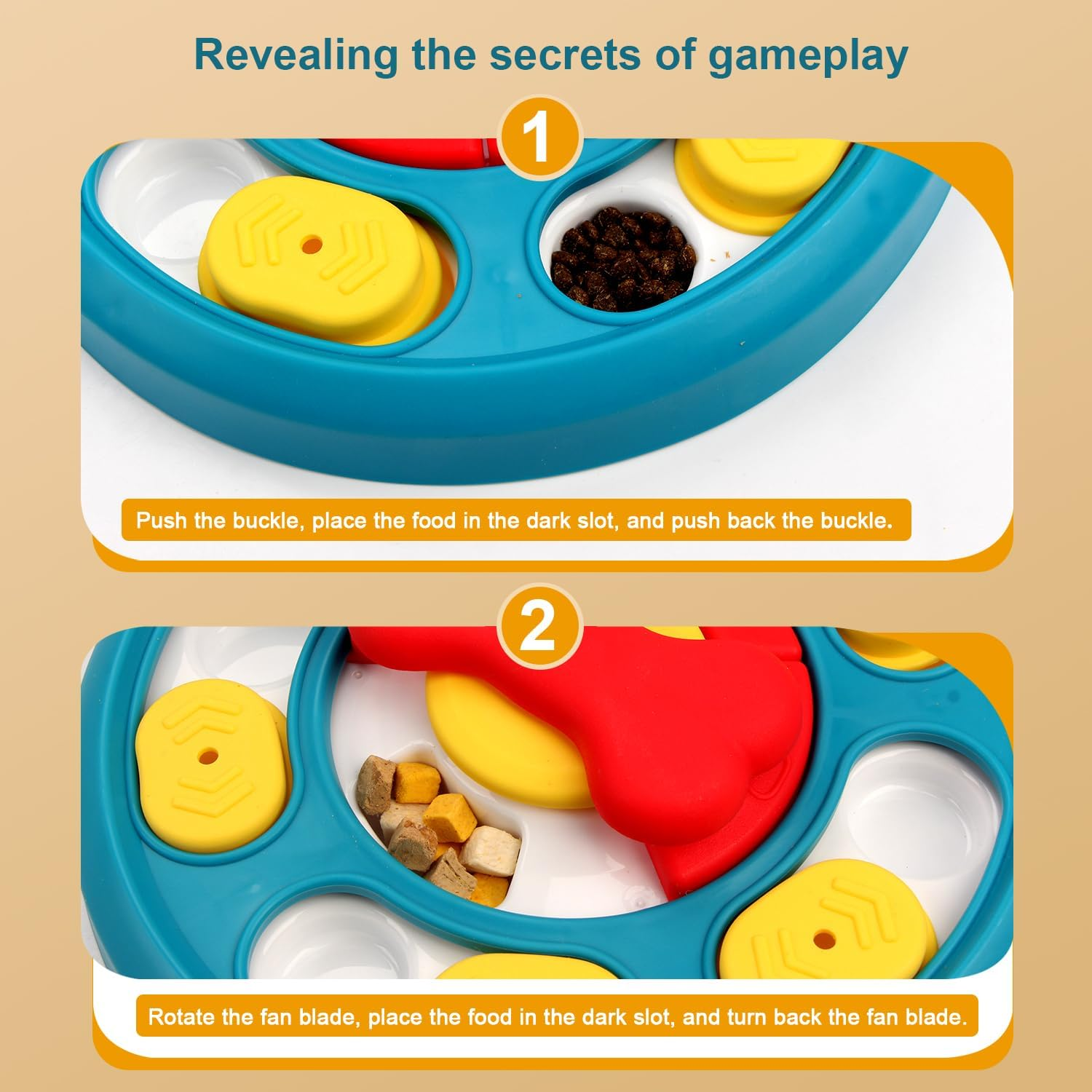 Coolplay Puzzle Game and Feeder, Dog Treat Dispenser, Enrichment Toys Interactive Toy for All Breed Dogs image number 3