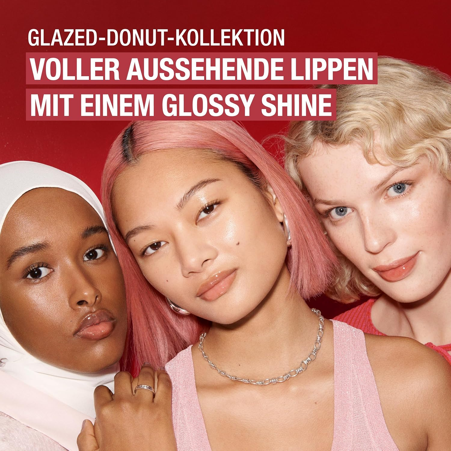 MANHATTAN Volume up Glassy Gloss Moisturising Lip Gloss for Fuller Looking Lips, Easy Application, Vegan Formula, 750 Frosted Berry 10 Ml image number 3