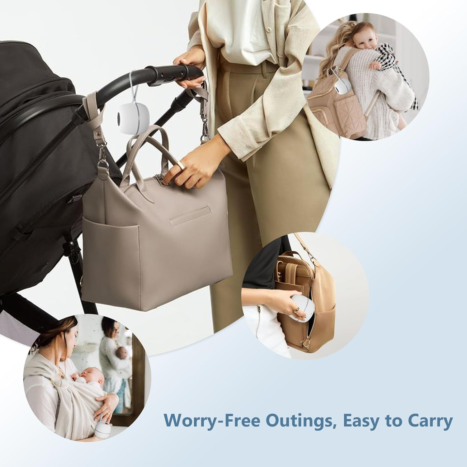 Pacifier Sanitizer Portable, UV Light Sanitizer on the Go, USB Charging Sanitizer Case, Mini Pacifier Sanitizer 99.99% Cleaned in 59 Seconds image number 2