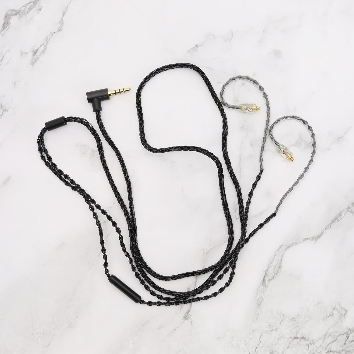 SG Store 1Pc 8-Core MMCX Balanced Cable 3.5Mm Headphones Cable Compatible with Shure SE215 SE535 SE846 3.5Mm Upgrade Headphones Cable image number 1