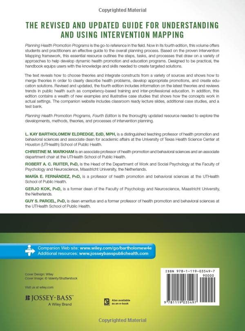 Planning Health Promotion Programs: an Intervention Mapping Approach image number 2