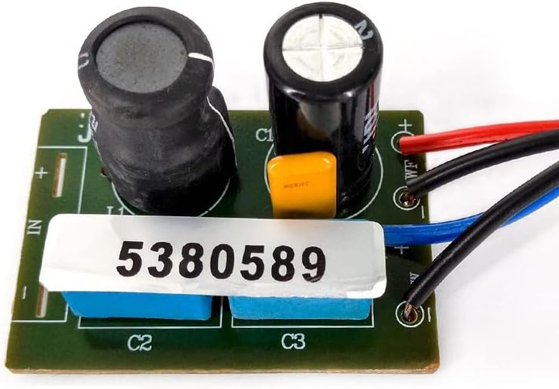 JINGERL 2PCS 2 Way 60W Speaker Treble Bass Frequency Divider Home Theater Hifi Stereo DIY Audio Crossover Filters image number 2