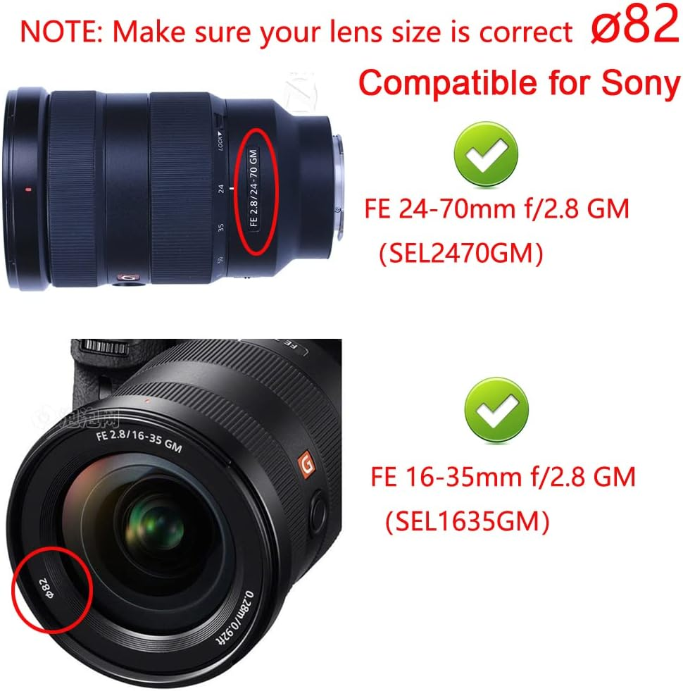 WH1916 82Mm-77Mm Step down Ring [82Mm Lens to 77Mm Filter] 2 Pack, Camera Lens Filter Adapter Ring Lens Converter Accessories image number 6