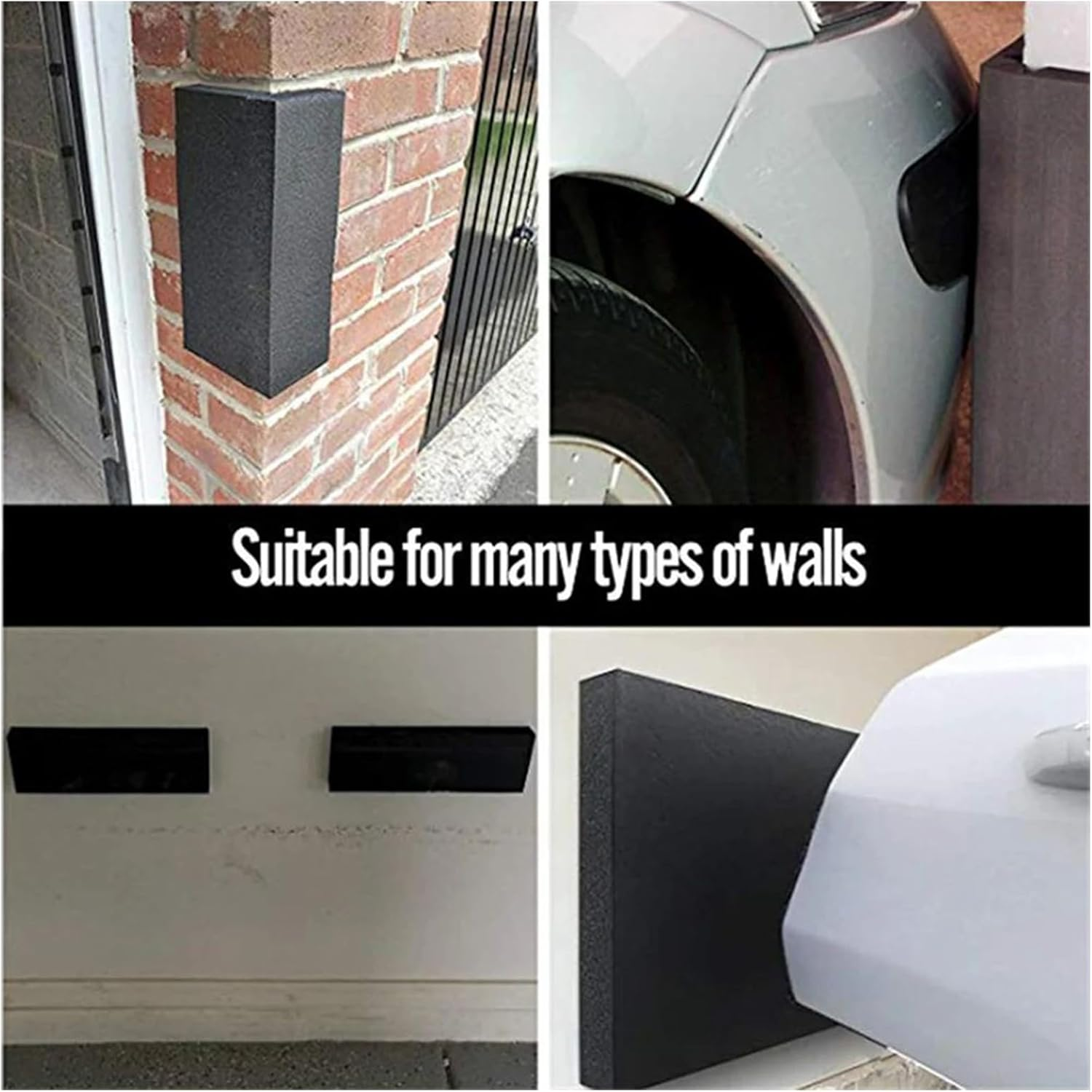 Garage Wall Protector for Car Doors - Foam Bumper Guards for Car Door Protection | 4 Pieces Self Adhesive Automotive Protection Accessories for Parking Collision Scratch image number 6