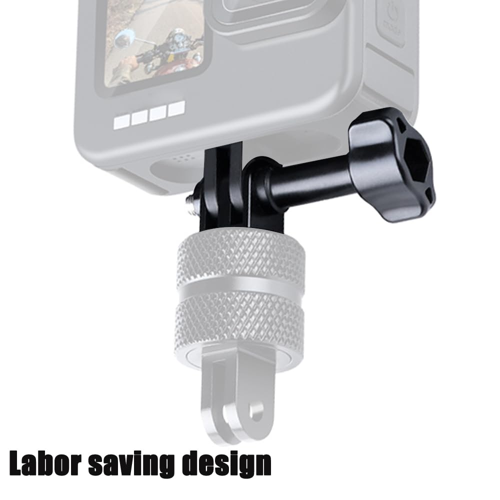 316 Stainless Steel Thumbscrew for Gopro Hero 11/10/9/8/7/6/5，Fire Rock Stainless Steel Screw for Insta360 ONE R and X3 X2-3Packs image number 2