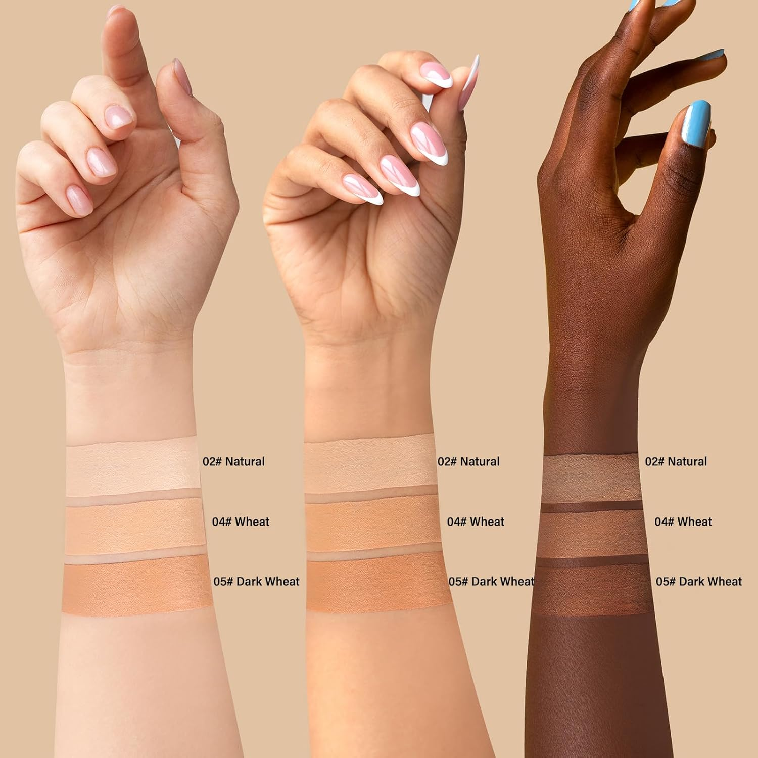 Boobeen Full Coverage Foundation Stick, Cream Foundation Makeup with Brush, Longwear Concealer and Contour Stick with Matte Finish to Cover Blemishes - 01 image number 7