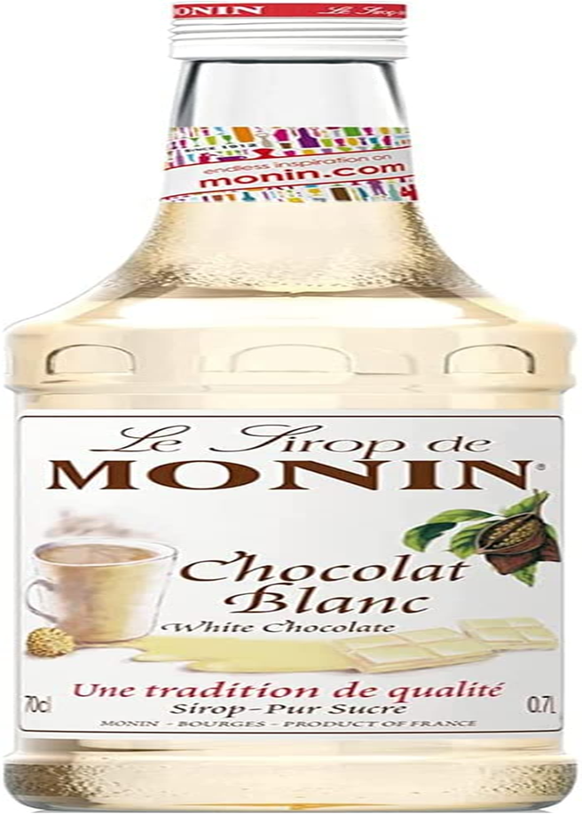 Monin White Chocolate Syrup, 700 Ml (Pack of 1), 730600 image number 6
