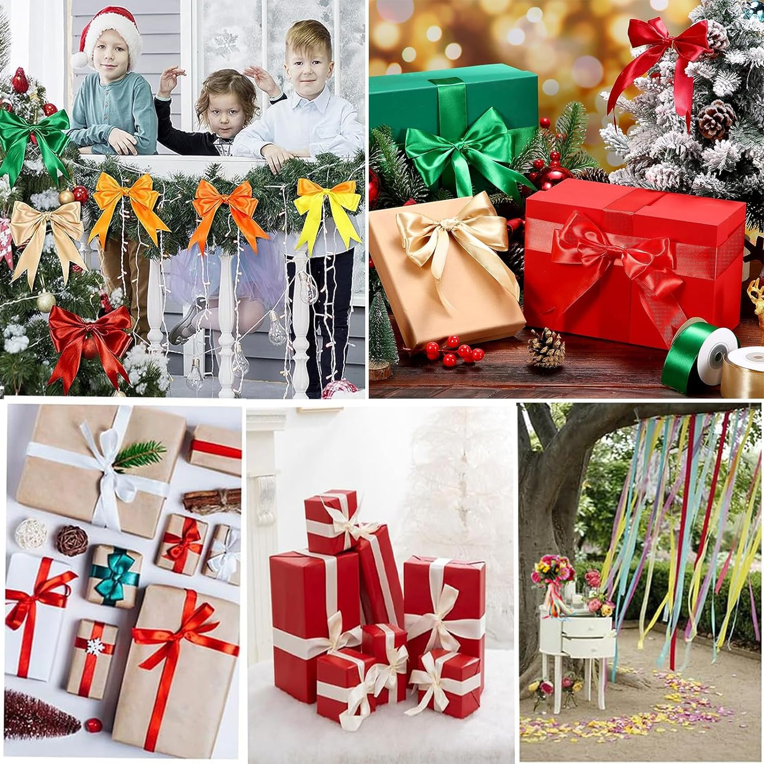 3Mm Dark Green Ribbon for Gift Wrapping,91M Fabric Thick Satin Ribbon Green Bow for Gift Wrapping,Ribbons for Balloons,Crafting,Hair,Bouquets,Wedding, Car,Presents,Cake,Christmas Party Decorations