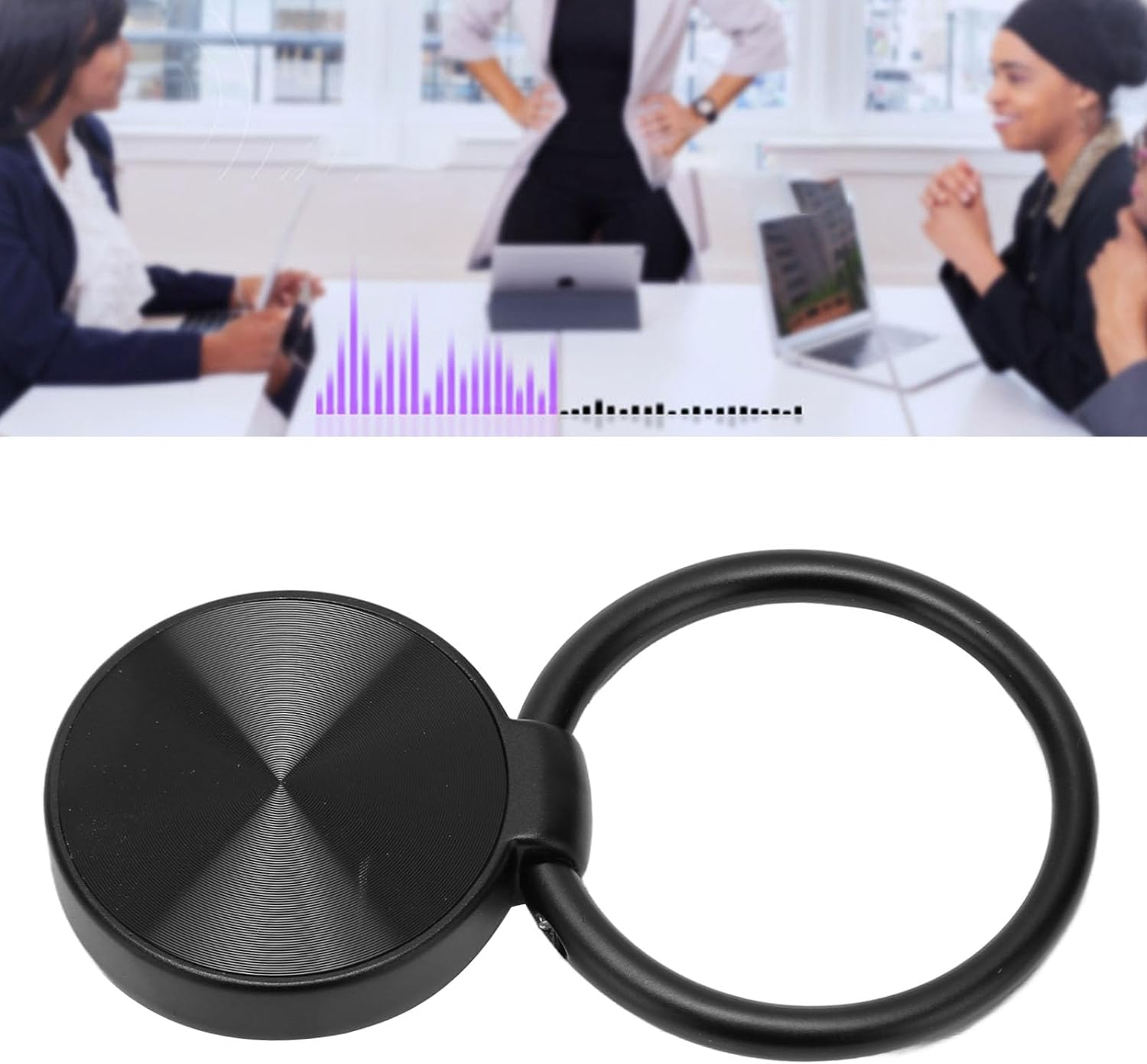 4GB Voice Activated Recorder Keychain with AI Smart HD Lossless Noise Reduction, Pocket Recorder, MP3 Recorder for Lecture, Interview - Digital Mini Voice Recorder with Earphone image number 4