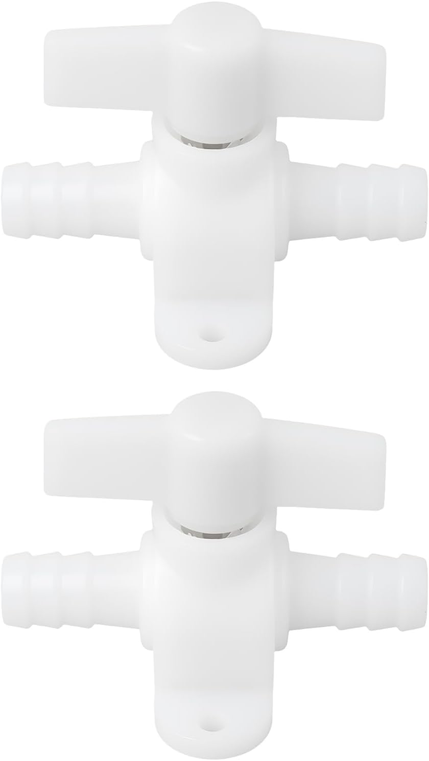 SING F LTD 2Pcs Caravan Camper in Line Stop Valve For10Mm ID Water Pipe image number 2