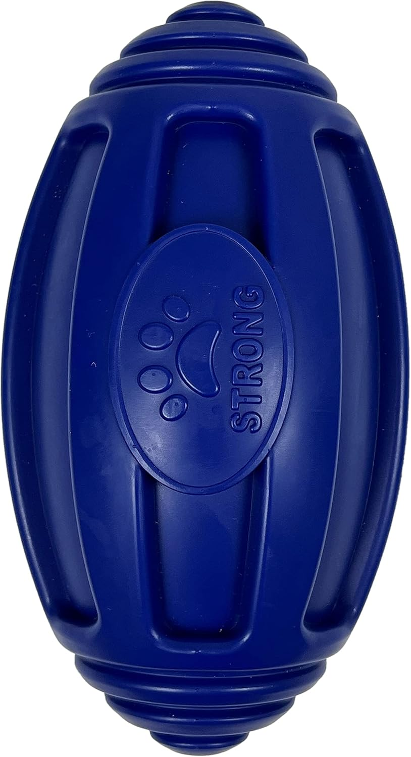 Pet Store the Gorilla Tuff Floating Rugby Ball Dog Toy, Ideal for Throwing and Retrieval Games on Land and in Water. Encourages Healthy Exercise for Your Dog