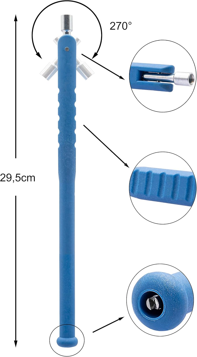 Car Valve Key Valve Lever Tyre Tool &ndash; Our Valve Turner Fits All Wheel Valves Car Tyres, Accessories for Tyre Fitting Tool, Valve Wrench Including Extractor Tool image number 2
