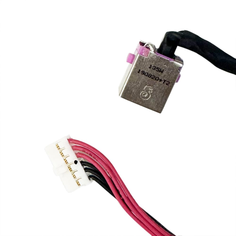 DC Power Jack Cable Charging Socket Port Plug Connector for Acer Nitro 5 AN515-41 AN515-42 AN515-51 AN515-53 G3-571 G3-572 /Aspire A715-71 A715-72 A715-74 DC301010K00 DC301010V00 50.Q2CN2.002 6-Pin