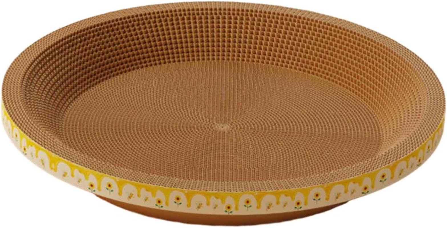 Yuksok Circular Cat Scratching Mat Cozy Bed for Feline Companions, 55Cmx10Cm image number 1