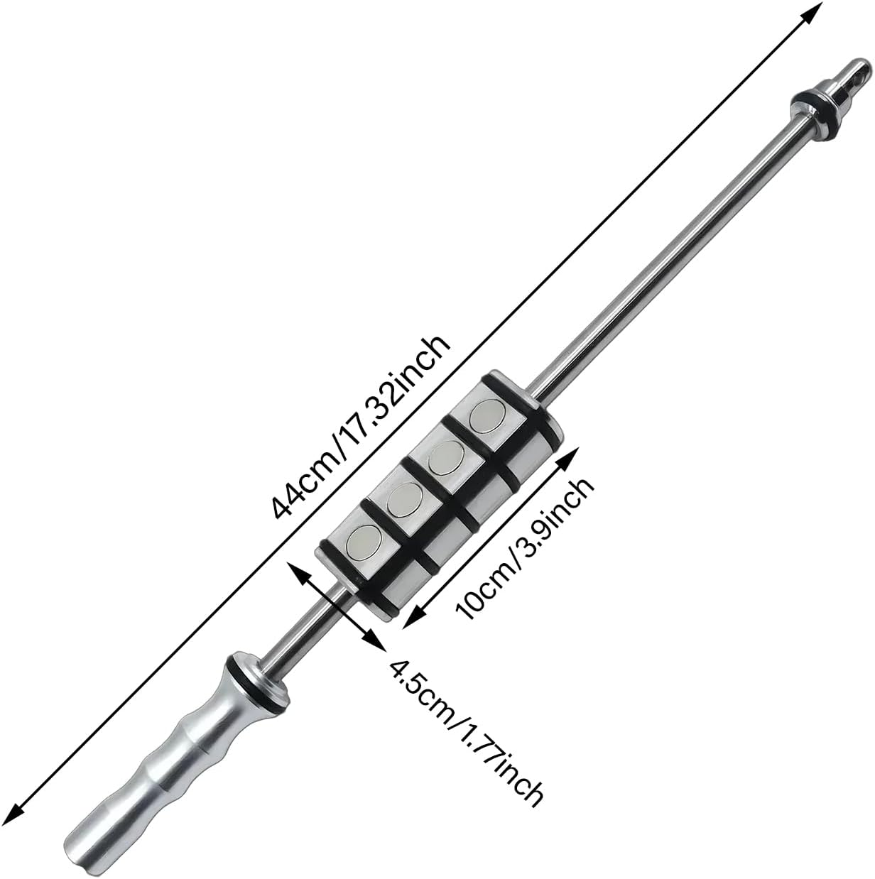 Car Dent Remover - 17.3-Inch Vehicle Body Repair Tool, Automotive Dent Puller | Heavy-Duty Dent Removal, Break-Resistant Puller for Car and Refrigerator, Efficient Dent Fixing Equipment for Easy Repai image number 2