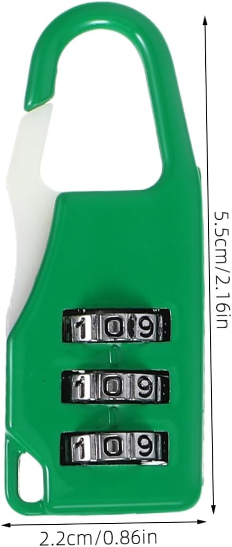 OSALADI 6Pcs Combination Luggage Locks Set, 3-Digit Password Padlocks with Zinc Alloy Body, Multipurpose Suitcase, Backpack and Gym Locker Security Locks for Travel and Outdoor Use