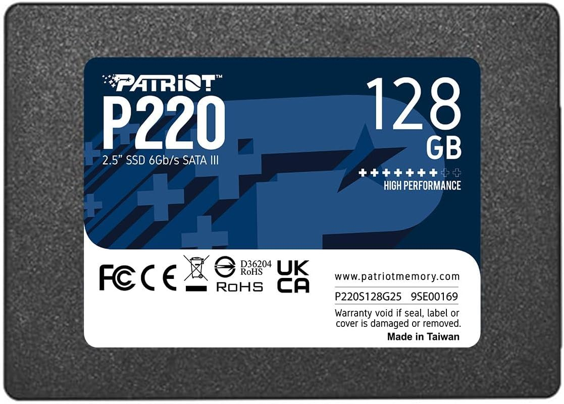 Patriot P220 256GB Internal SSD - SATA 3 2.5" - Solid State Drive - P220S256G25 image number 2