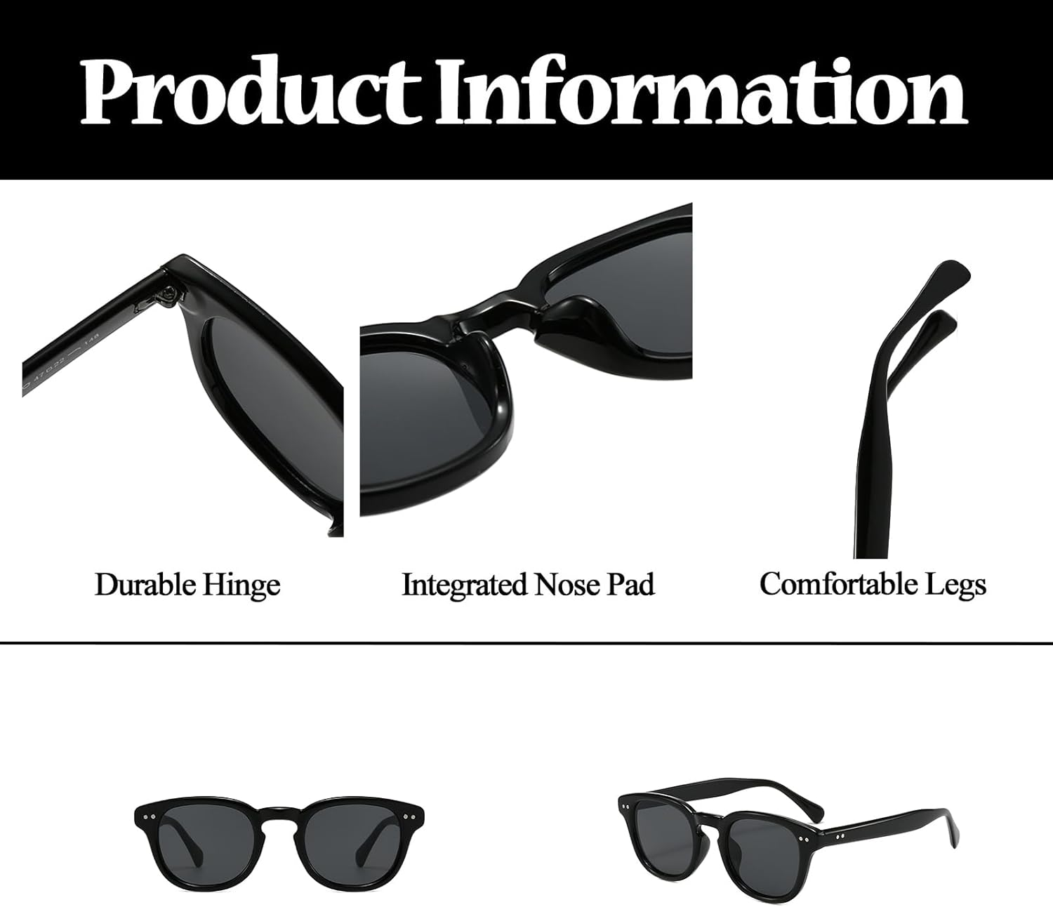 LJCZKA Retro round Sunglasses for Men Women Vintage Small round Sunglasses Classic Circle Trendy Shades UV400 Protection - Leopard Brown image number 3