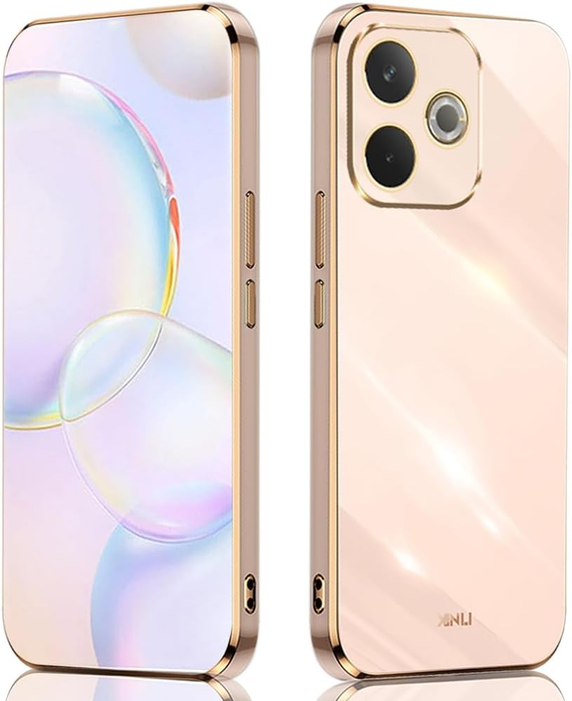 SEAHAI Case for Oppo A5 Pro 5G/4G, Electroplating Phnom Penh Design, Ultra Thin, Shiny, Soft Silicone, TPU, Shockproof Mobile Phone Case Cover, Flexible Mobile Phone Case, Protective Case, Pink