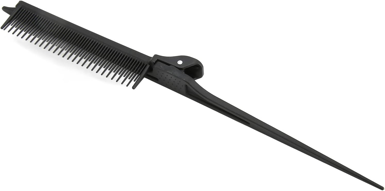 Rat Tail Teasing Clip Comb, Highlighting Clip Combs, Highlighting Comb Hair Styling Tool for Hair Cutting, Highlights and Combing (26.5 X 2.5 Cm), Black image number 6