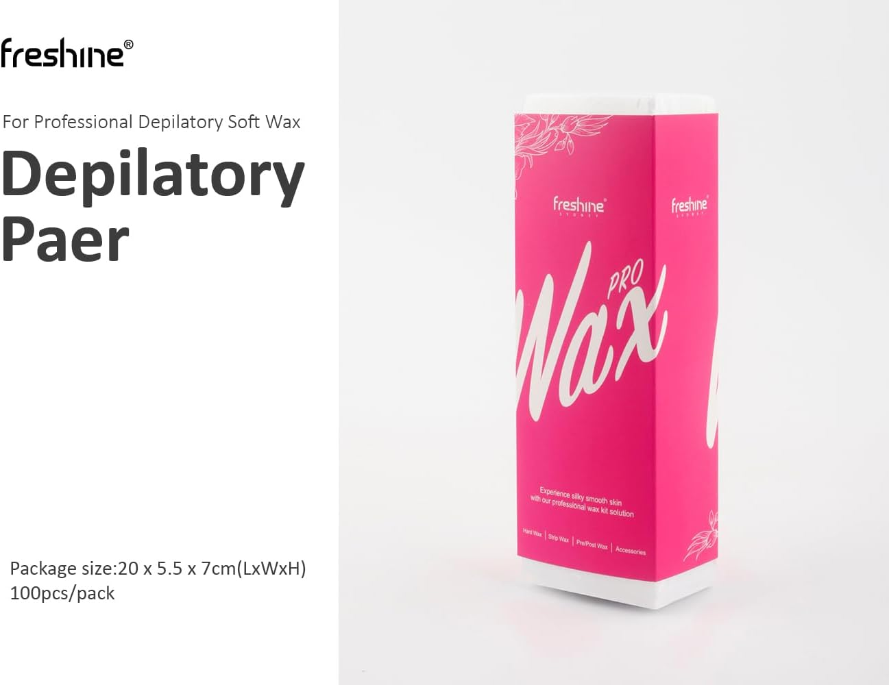 Freshine Roll on Waxing Kit Wax Strips Roller Wax Warmer Heater Waxing Care Spray Kit for Hair Removal Face Legs Arms Body (Blue 200G Spray Kits) image number 3