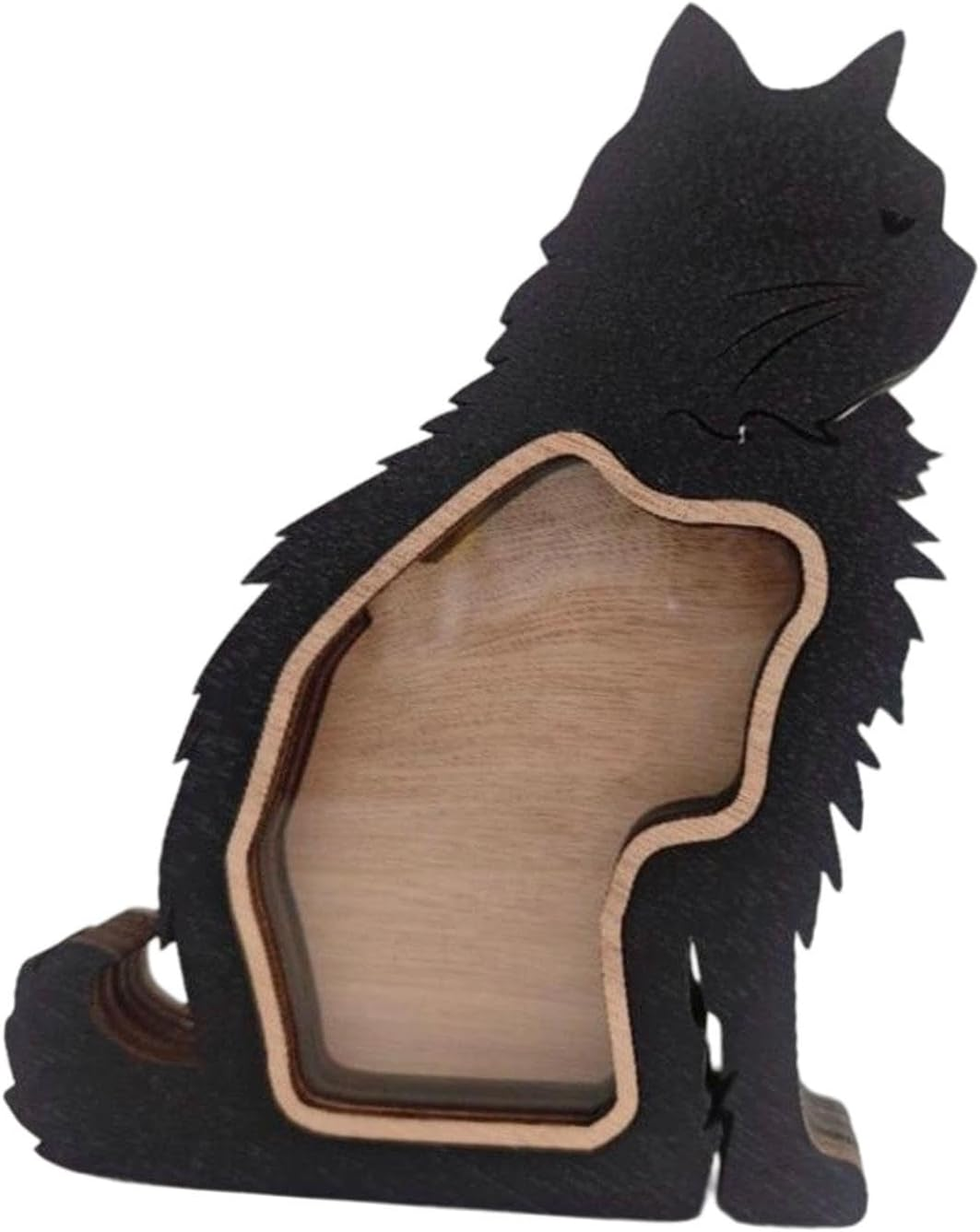 Cat Hair Keepsake Box Container Wooden Ornament image number 6