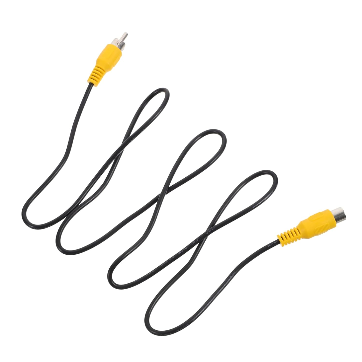 FONDOTIN Digital Cable Cable Extension Audio Wire RCA Male to Female 1M Metal Contact Audio Connect Wire for Home Theater Speaker Subwoofer DVD Vcd image number 4