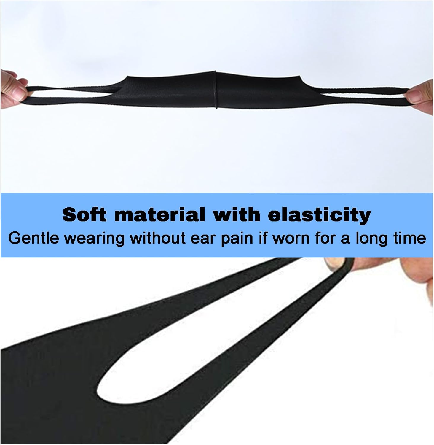 Jeyzuroa 3-Pack Washable Reusable Face Masks for Men & Women - Breathable Fabric Mask image number 5