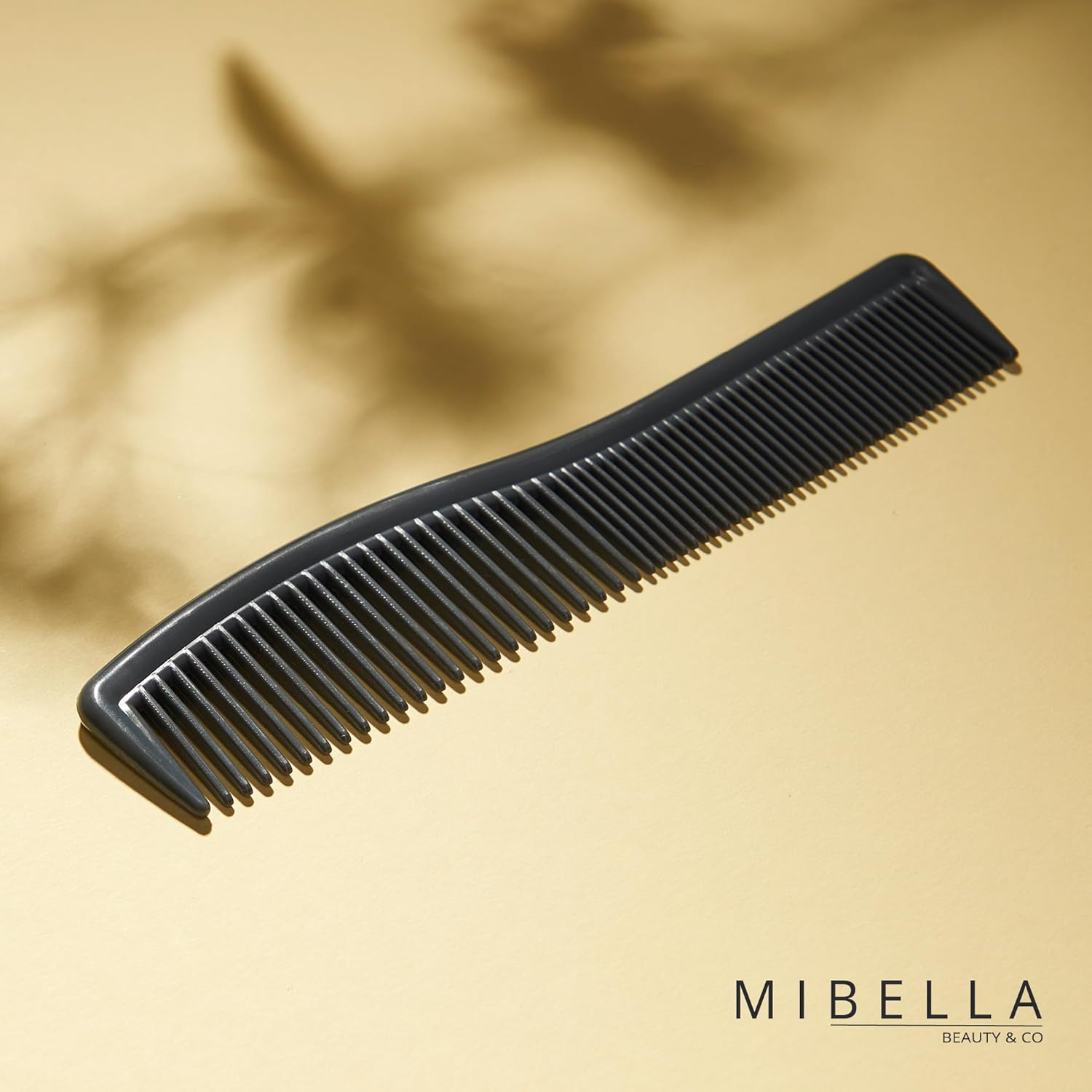 MIBELLA BEAUTY & CO Styling Comb for Men and Women - Comb with 2 Teeth Fine Comb for All Hair - Hair Cutting Comb for Professional Use Even at Hairdressers 17.5 Cm image number 1
