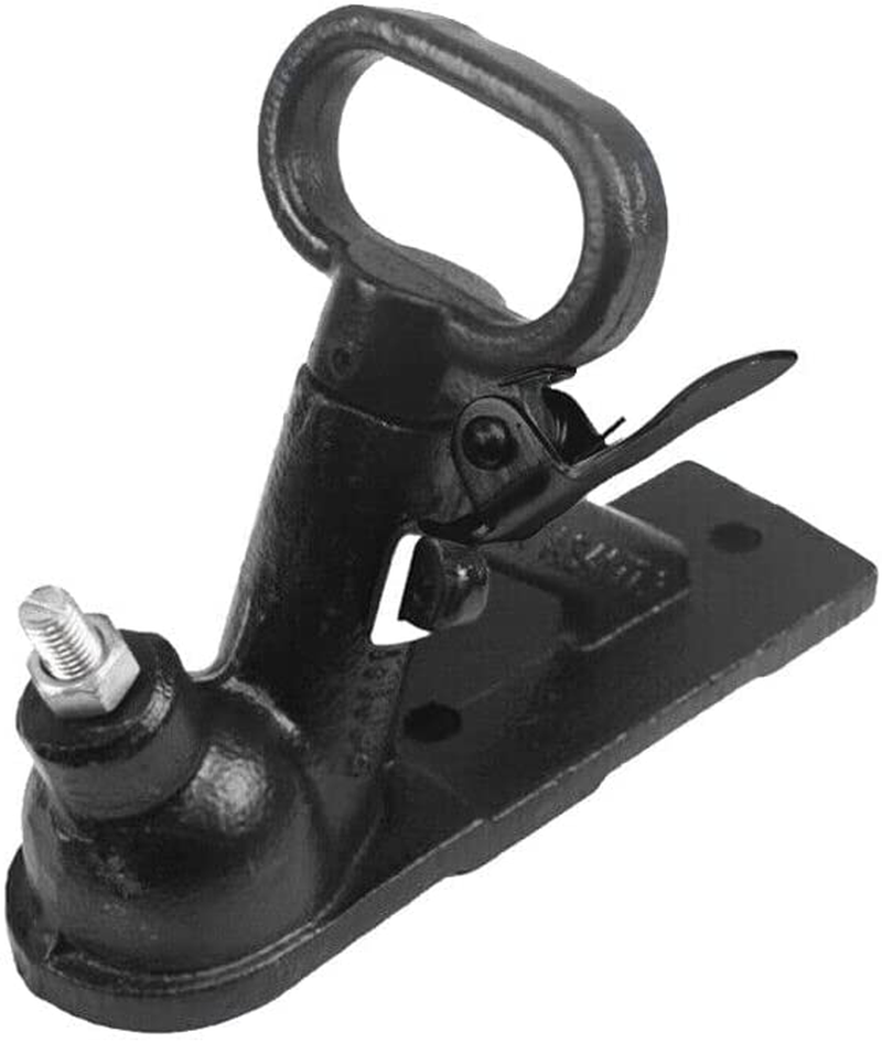 LEDON 50MM 2000KG Trailer Hitch 2 Hole Quick Release Coupling Black Quick Release Coupling for RV, Boat, Camper Fits 50Mm Tow Balls image number 1