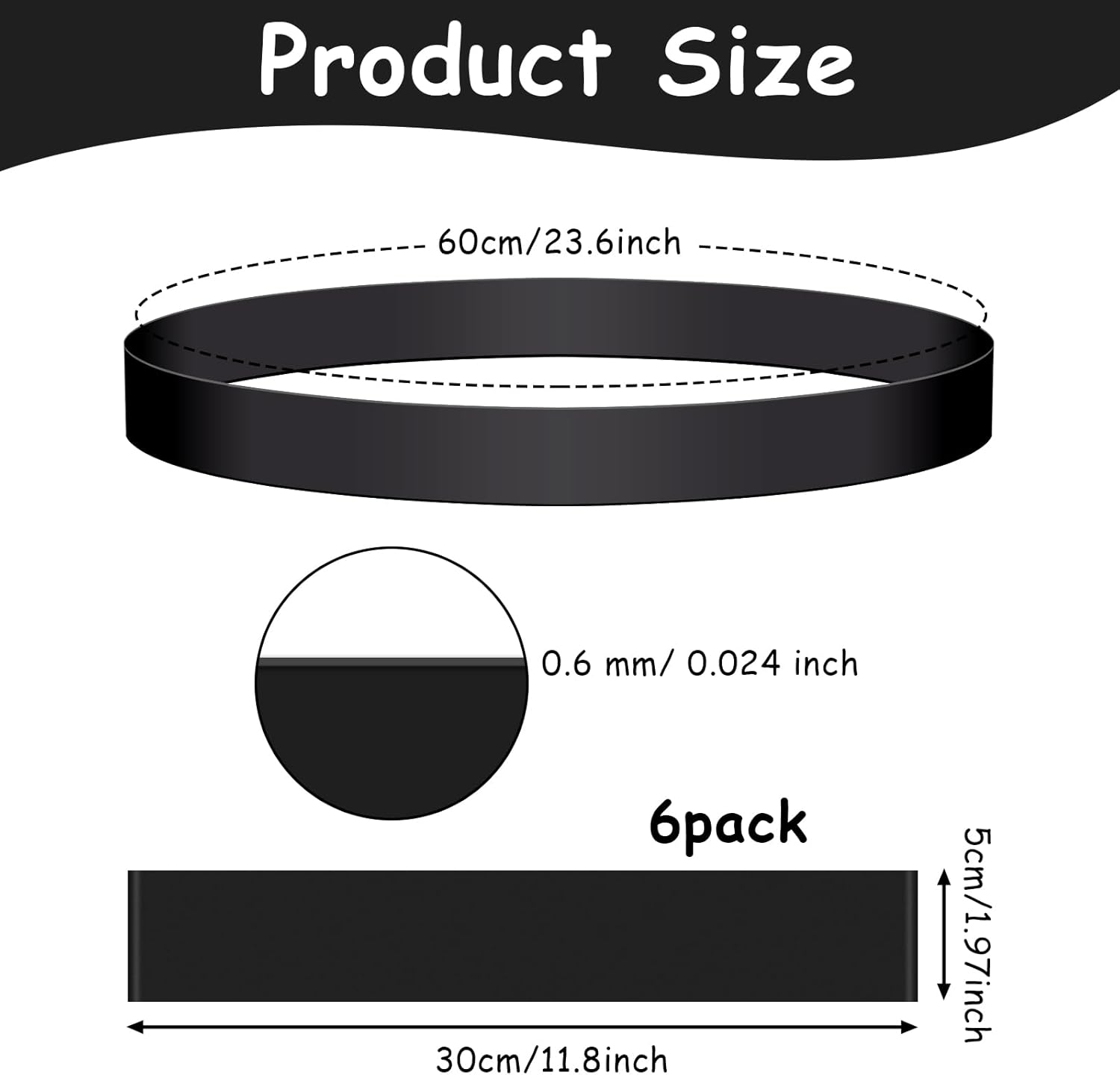 6 Pack Chair Bands for Kids with Fidgety Feet - Sensory Room Must Haves for ADHD and Autism - Classroom and Home Chairs Fidget Tools image number 2